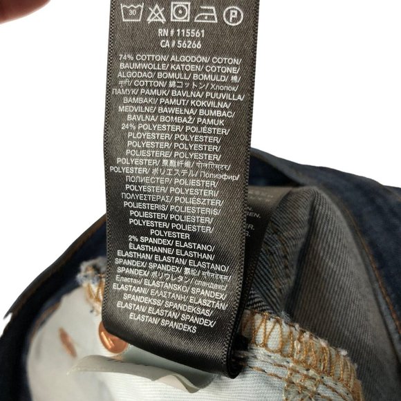 7 for all mankind Womens Paxtyn Skinny Jeans Size 29 Distressed - Picture 9 of 16